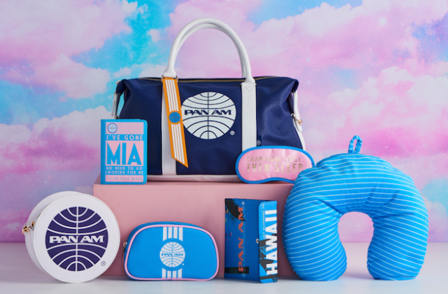 retro pan am bag