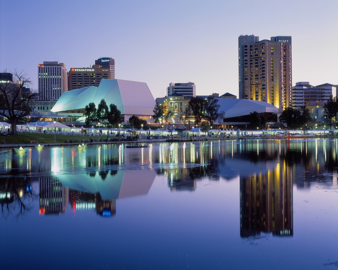 Adelaide city skyline