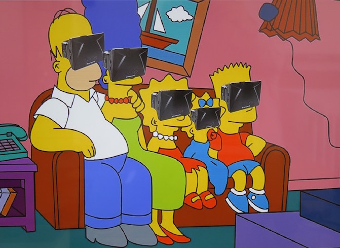 Virtual reality Simpsons