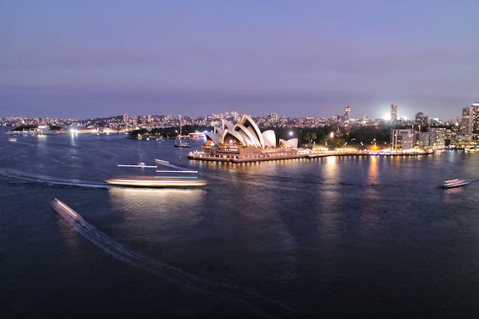 Sydney Harbour cruise yacht