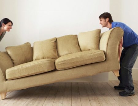 Moving lift couch