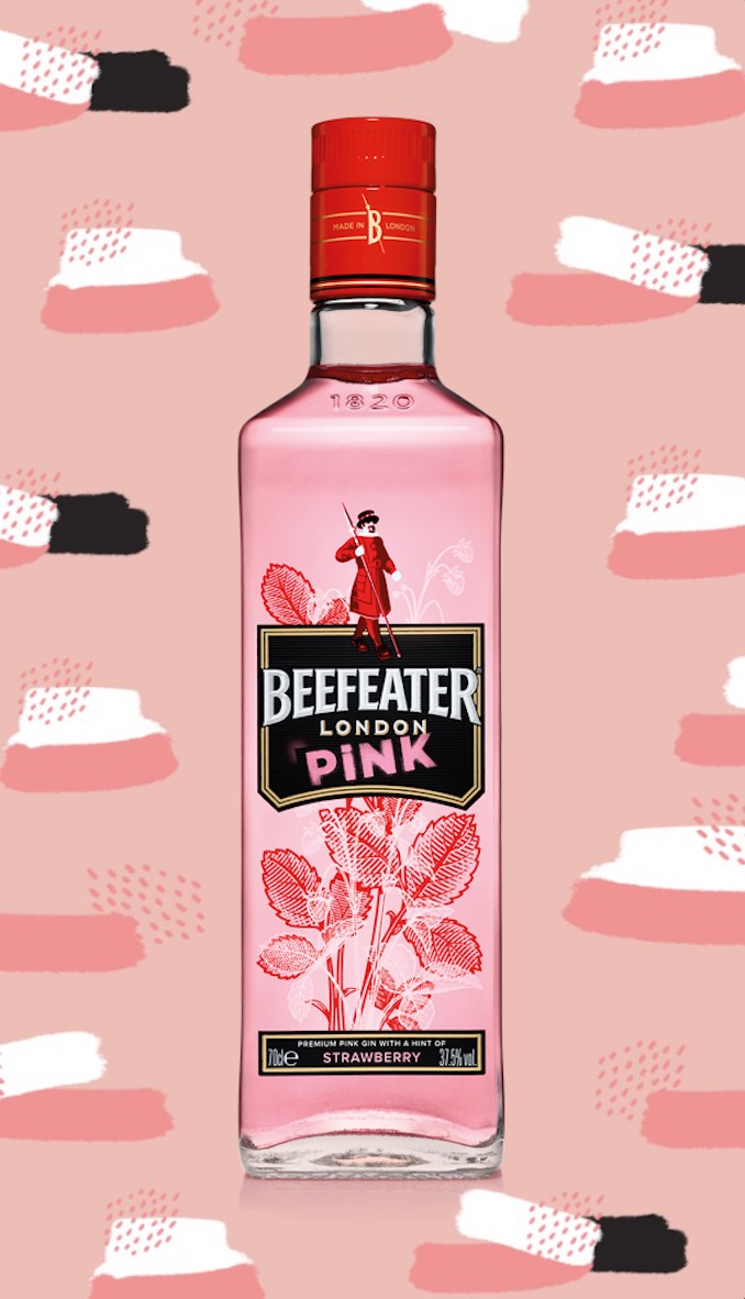 Beefeater pink gin bottle