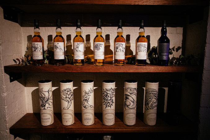 The Game of Thrones Single Malt Scotch Whisky Collection launch full collection