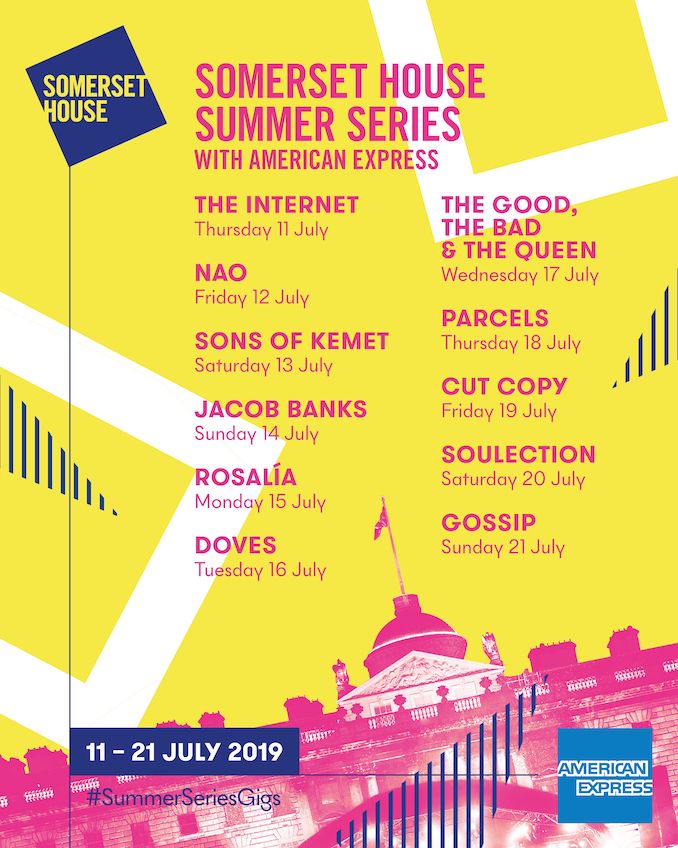 Somerset House Series line up