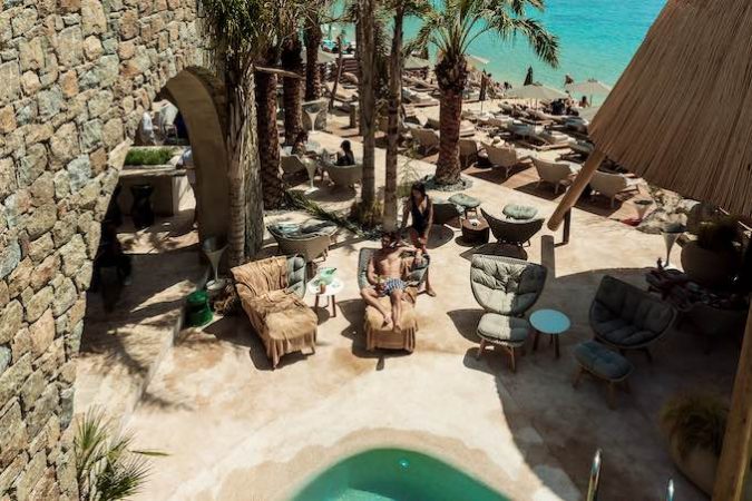 Mykonos hotel resort pool