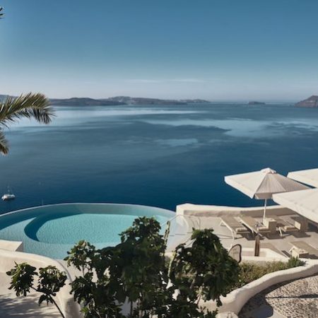 Mystique Hotel Santorini beach Greece