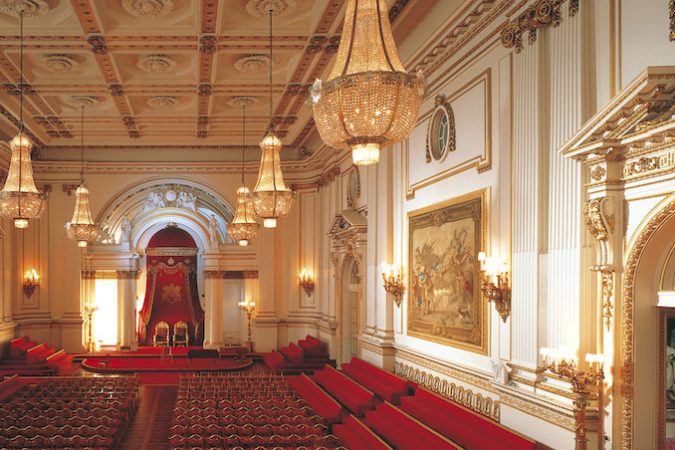 Buckingham Palace ball room