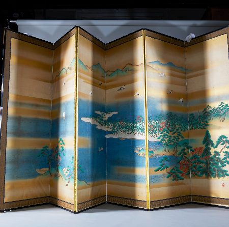 Queen Victoria Japanese silk screen print curators