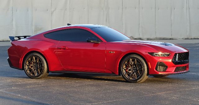 Ford Mustang red side
