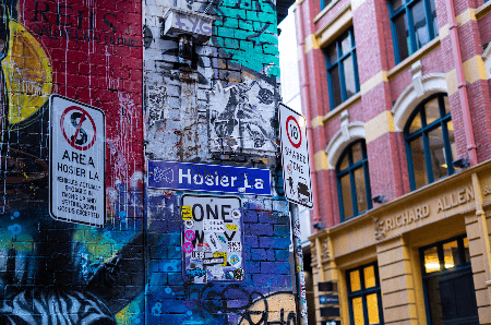 Hosier Lane Melbourne graffitti