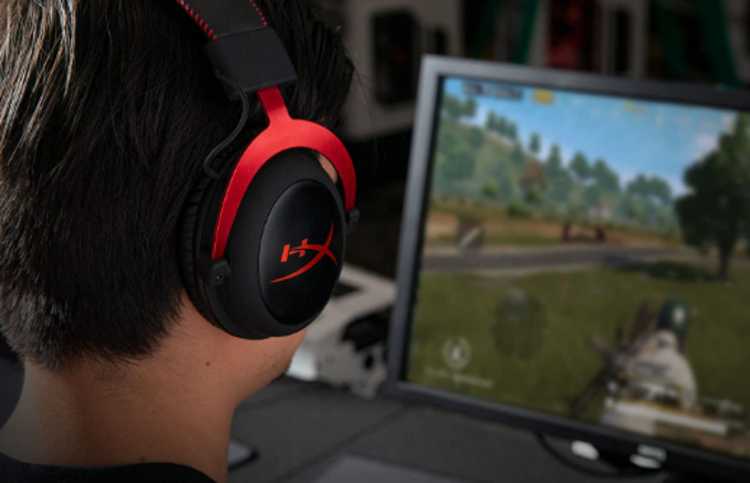 HyperX headphones player game