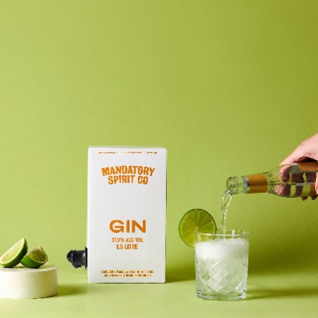 Boxed alcohol gin