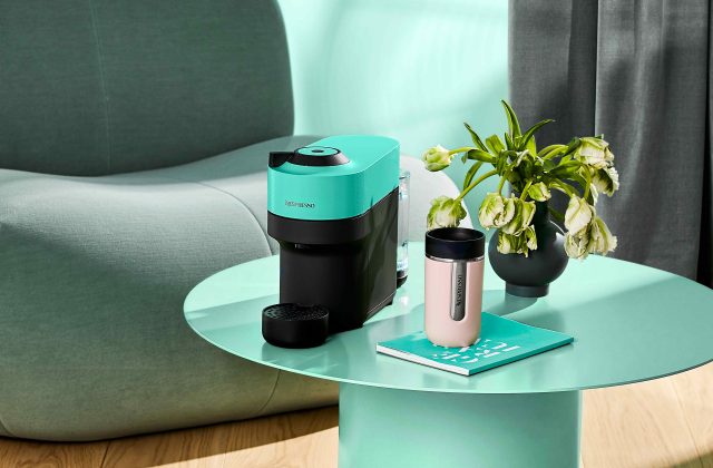 Nespresso has just dropped a new compact and colourful machine - THE F :  THE F