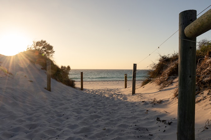 Perth beach walk