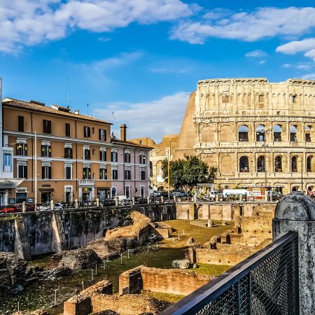 Rome Colosseum ruins