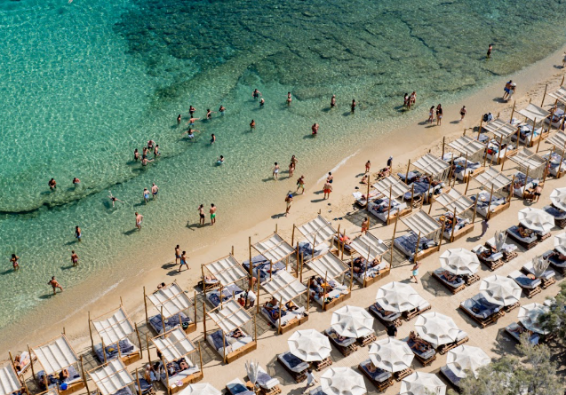 Beach Mykonos Greece